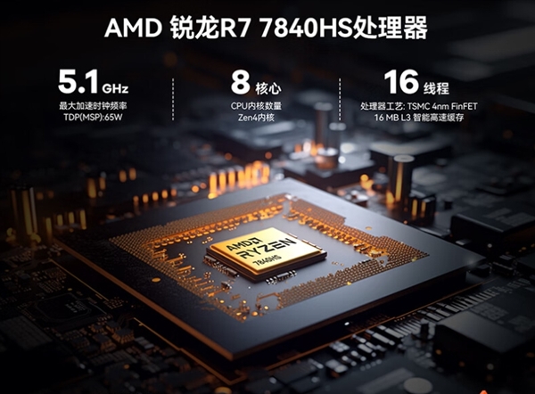 2799元价格屠夫！零刻SER7迷你主机上架：R7 7840HS+16GB/1TB  第2张