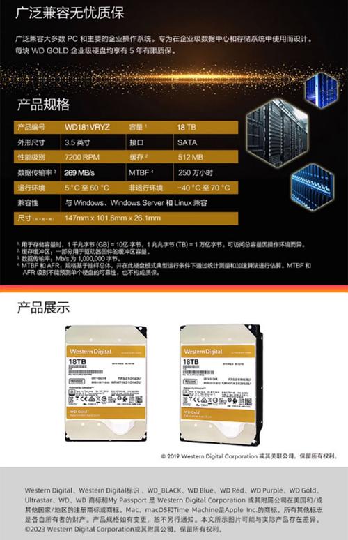 wd硬盘 西部数据硬盘：知名品牌，出色表现，详细介绍其发展历程与优势  第3张