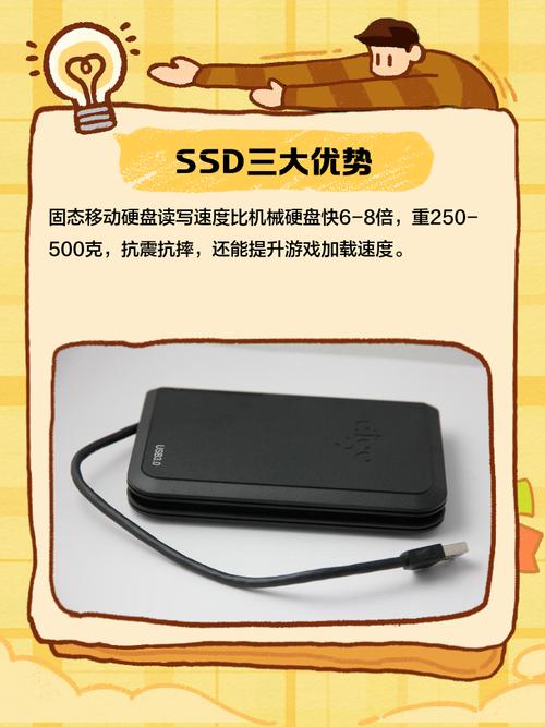 固态移动硬盘优势多，读写快抗震强，外观接口设计超赞  第2张
