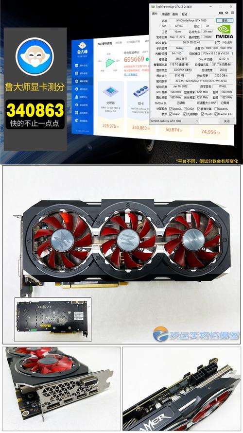 GTX 1080显卡性能超群，独特外观设计与丰富参数详解  第4张