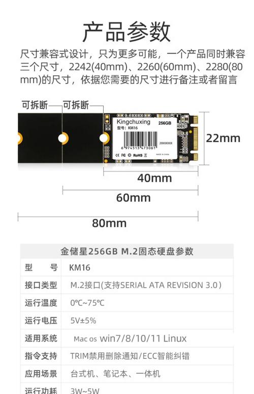 用户关注固态硬盘存储量，常见容量标准及适用人群介绍  第3张