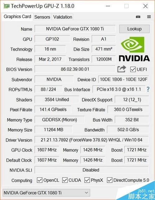 GTX1080Ti与GTX1080对比：性能、能耗、售价全方位解析  第8张
