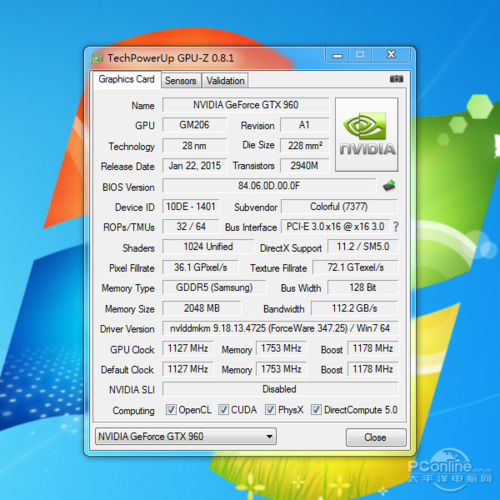 英伟达GTX960显卡性能卓越，各项技术参数逐一介绍  第2张