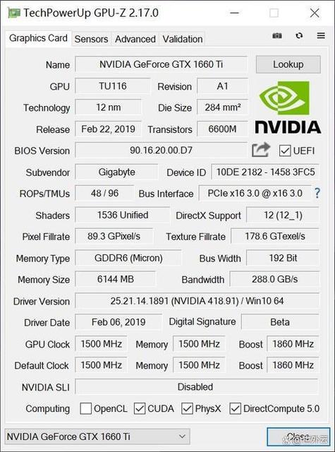 用GPU-Z检测GTX 750：核心参数与性能优势全解析  第7张