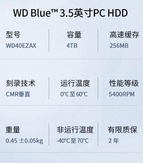西部数据WD Blue系列硬盘：性能出色，应用广泛，你了解多少？
