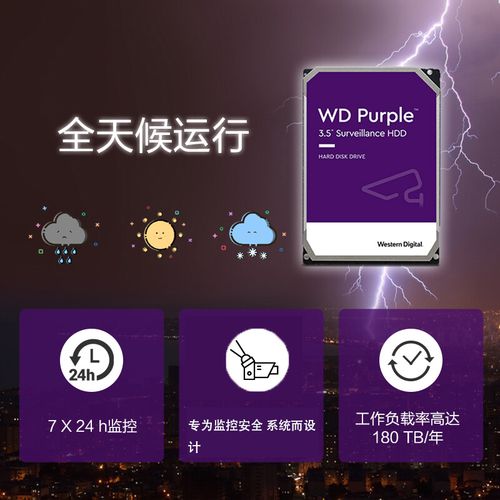 西部数据WD紫硬盘：安防监控领域的可靠存储之选  第3张