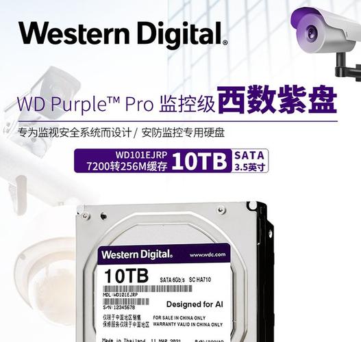 西部数据WD紫硬盘：安防监控领域的可靠存储之选  第8张