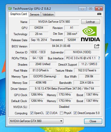 GTX780Ti与GTX980对比：核心参数、性能表现大揭秘  第3张