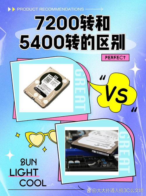 硬盘转速大揭秘：5400转与7200转的差异及影响？  第7张