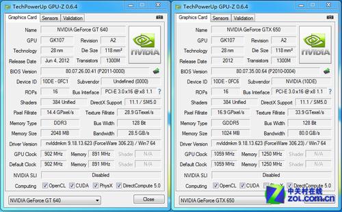 gtx650 gt640 GTX650与GT640性能对比，数年前的它们如今还能派上用场？  第9张