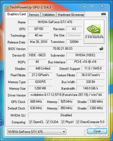gtx470超频 GTX470超频可提性能但有风险，这些知识点要知道  第3张