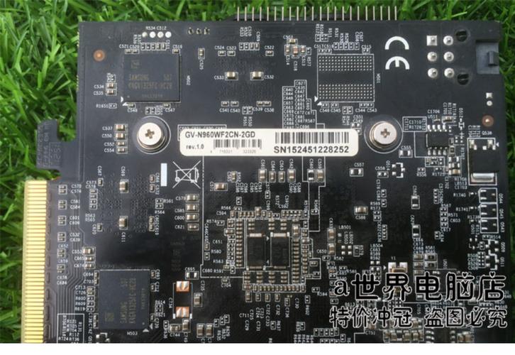 技嘉GTX 960 G1 4G显卡：性能卓越，外观简约大气