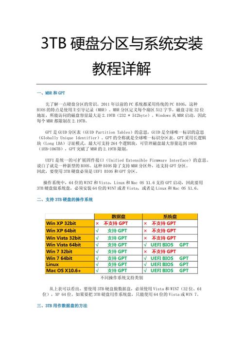 使用3T硬盘做移动存储？先了解分区类型及硬盘连接要点  第4张