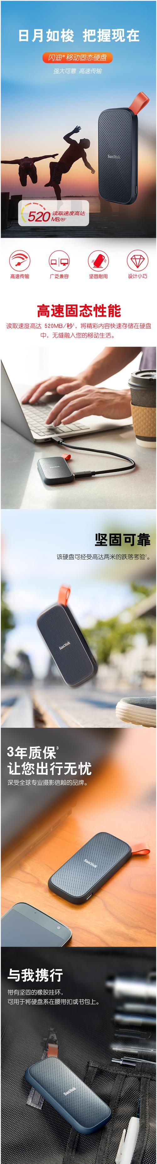 闪迪内存式硬盘声誉高，读写快且稳，多场景应用出色  第5张