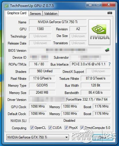 深入剖析GTX750马甲：核心架构与性能表现究竟如何？  第3张