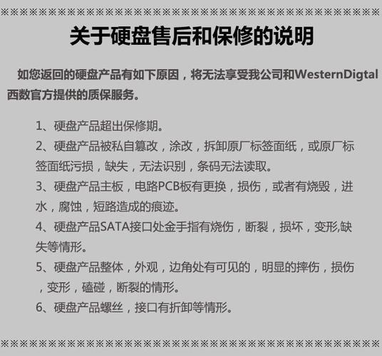 硬盘保修条款关乎数据安全，详解三包政策中的关键内容  第2张