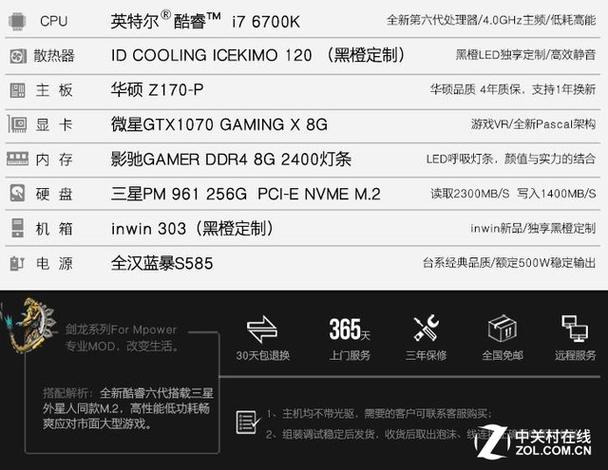 GTX1070主机配置要点：处理器如何选？兼容性很关键