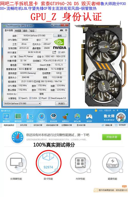 GTX960超姐（索泰GTX960-4GD5毁灭者Twin-OC）性能与散热全解析